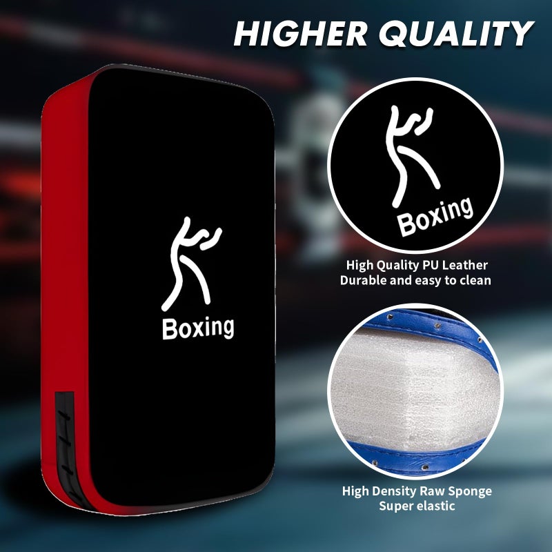 LuiceABC One Karate Taekwondo Boxing Kick Punch Adjustable Soft Shield Durable Training Pad for Boxing, Training and Protecting Your Palm, Wrist and Decreasing The Shock (Black) - Image 5